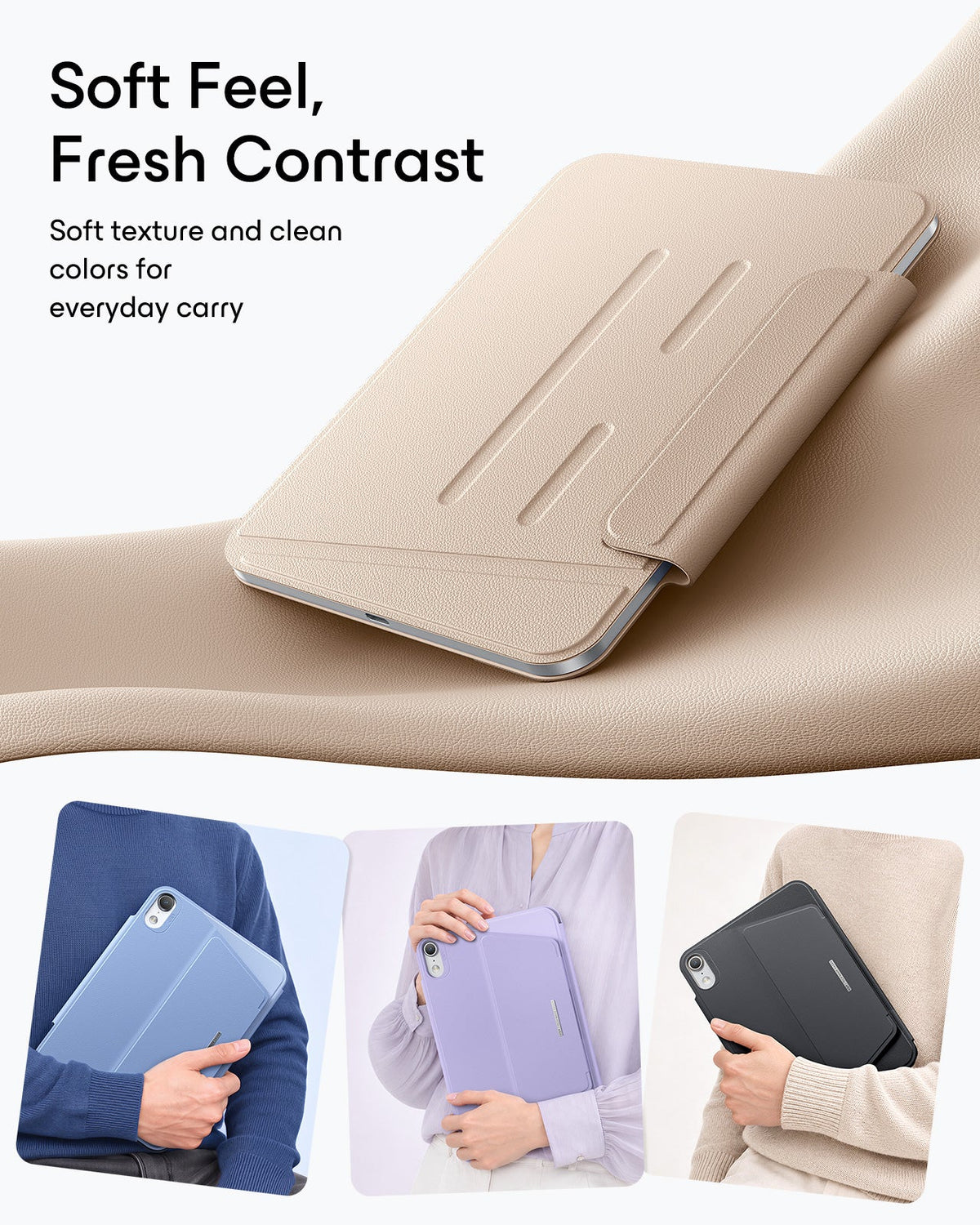 iPad mini (A20 Pro) AirStance Magnetic Case - Sand ESR ESR