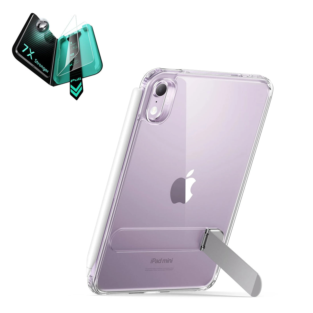 iPad mini (A20 Pro) Boost Kickstand Protection Bundle - Clear ESR ESR
