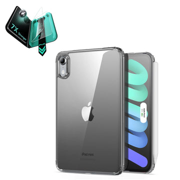 iPad mini (A20 Pro) Classic Hybrid Back Protection Bundle - Clear Black ESR ESR