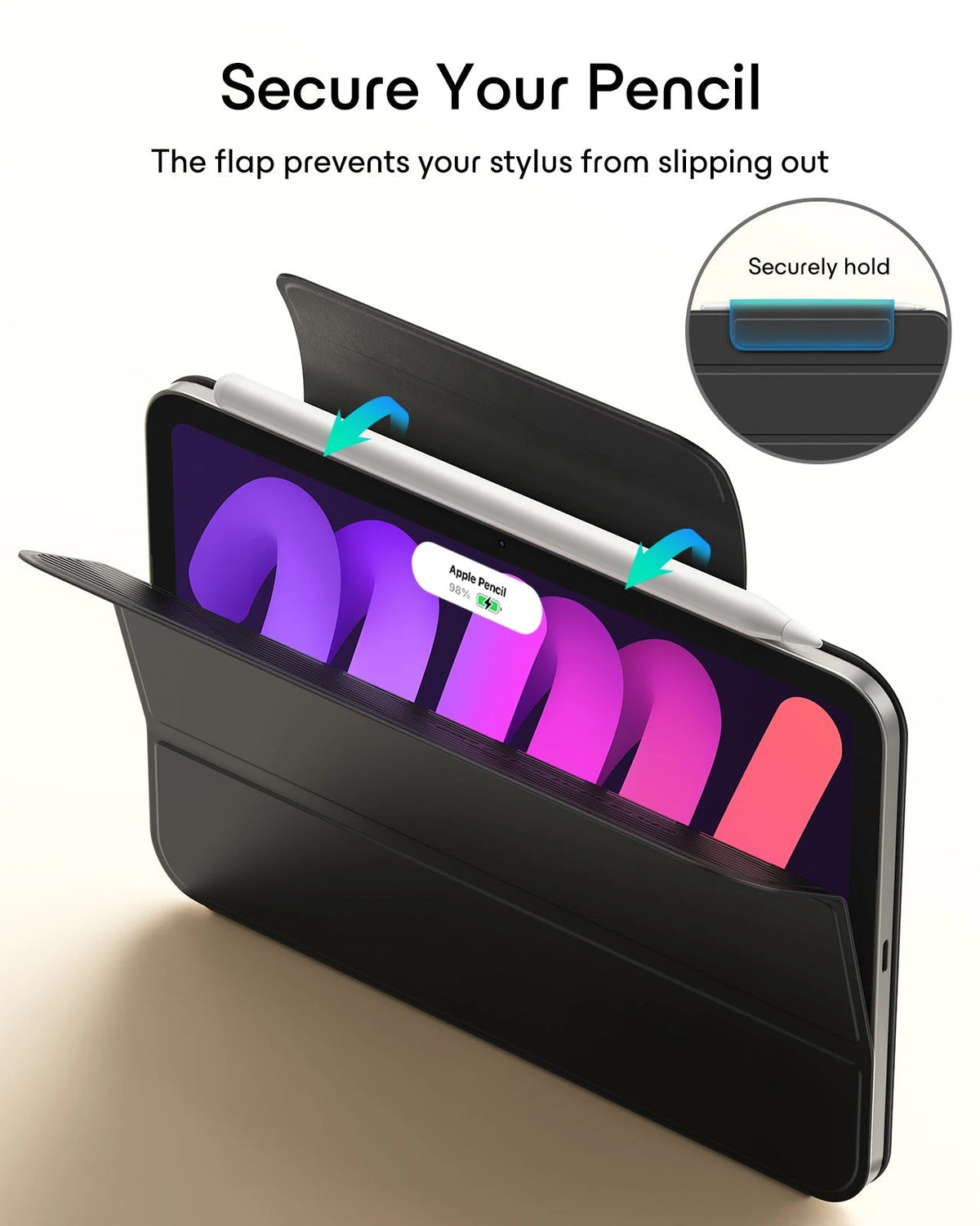 iPad mini (A20 Pro) Rebound Magnetic Case - Black ESR ESR
