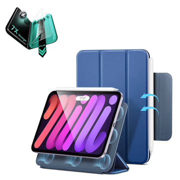 iPad mini (A20 Pro) Rebound Magnetic Protection Bundle - Navy Blue ESR ESR