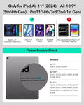 iPad Air 11ʺ (2024), Air 10.9ʺ (5th/4th Gen), and Pro 11ʺ (4th/3rd/2nd/1st Gen) Ascend Keyboard Case Pencil Bundle - UK Layout-Black ESR ESR