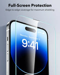 ESR iPhone 14 Pro Tempered Glass Screen Protector full screen protection