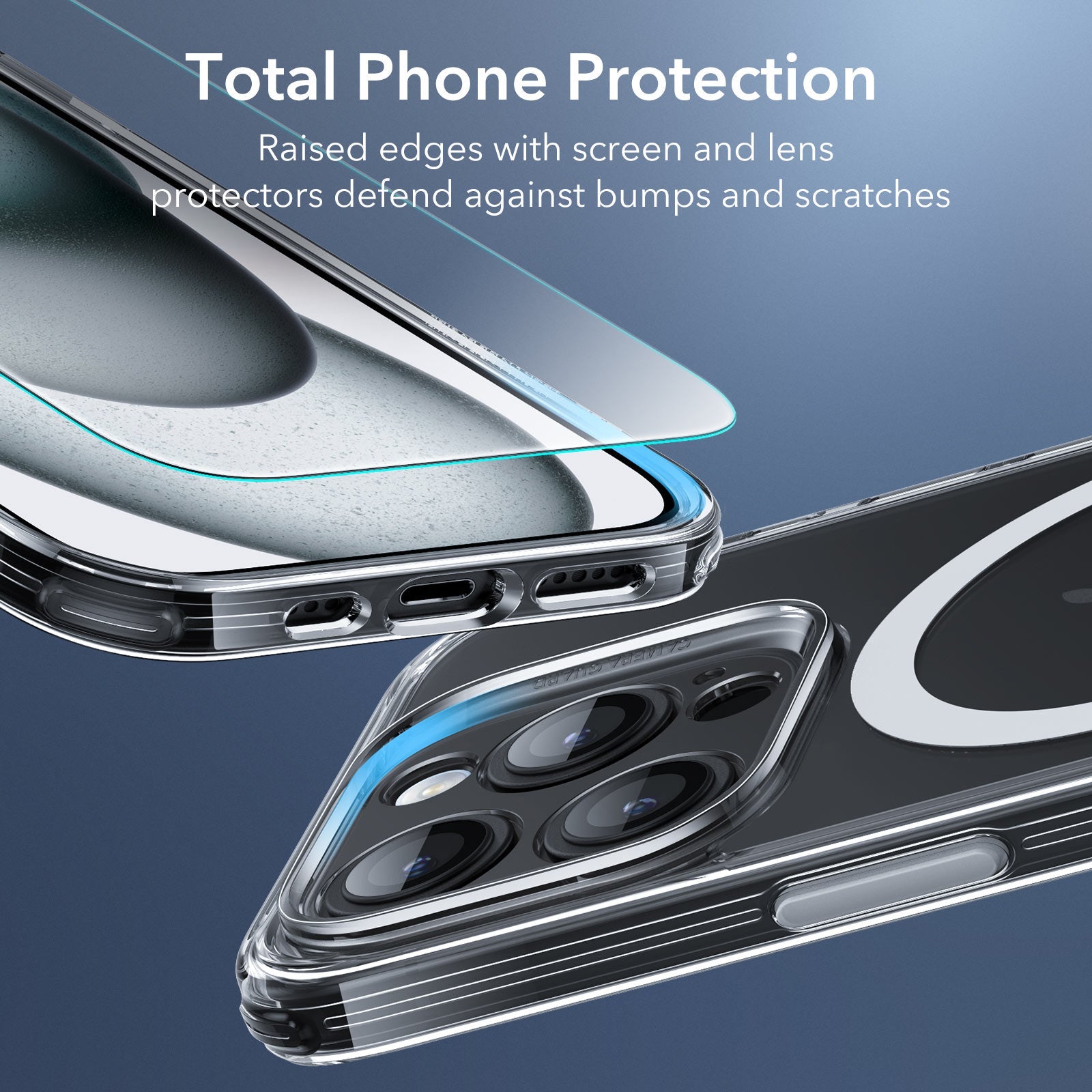 iPhone 15 Pro Max Classic Pro Case (HaloLock) Set - Clear ESR ESR