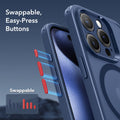 iPhone 15 Pro Max Classic Pro Case (HaloLock) Set - Frosted Dark Blue ESR ESR