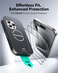 ESR iPhone 15 Pro Max Tempered Glass Screen Protector 3 Pack