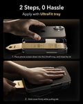 ESR Best iPhone 16 Corning Tempered Glass Privacy Screen Protector apply with ultrafit tray