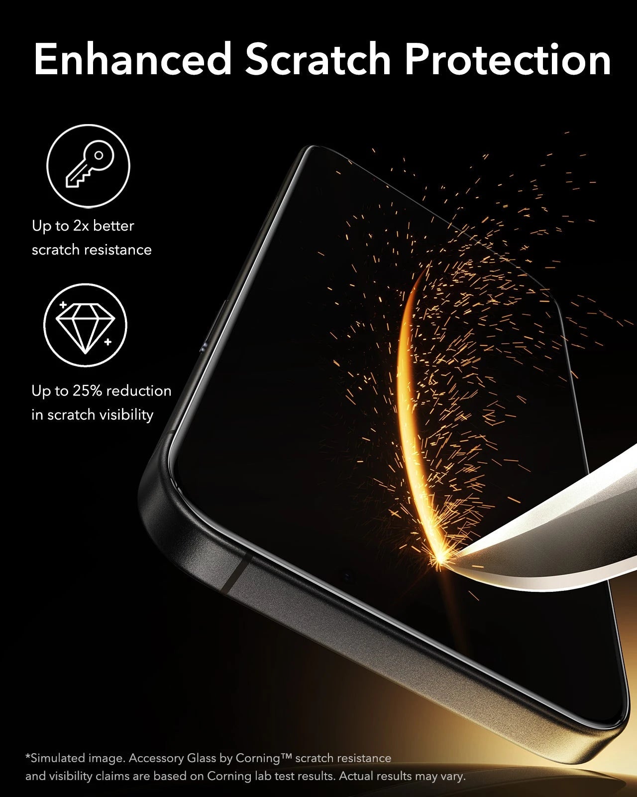 ESR Best iPhone 16 Corning Tempered Glass Privacy Screen Protector 