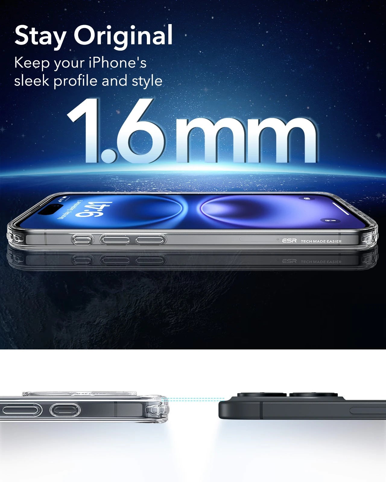 iPhone 16 Plus Classic Hybrid Case magsafe KF7