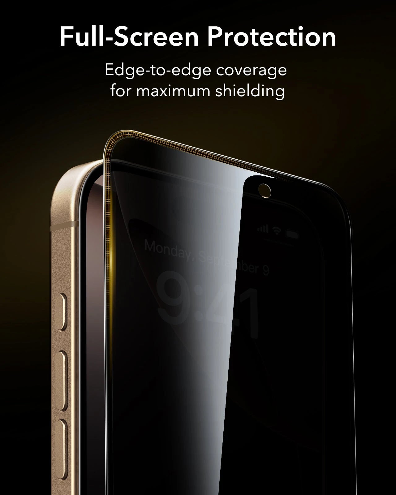ESR Best iPhone 16 Pro Max Corning Tempered Glass Privacy Screen Protector 
