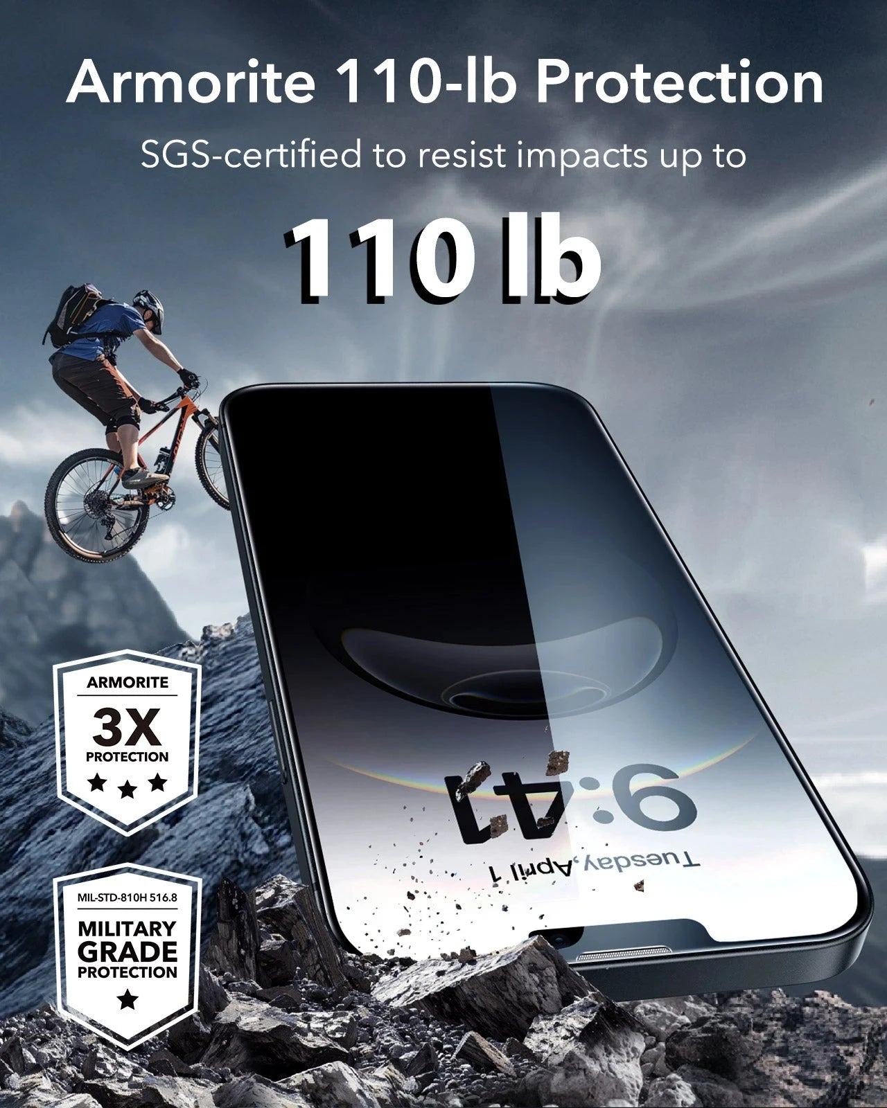 iPhone 16e UltraFit Armorite Privacy Screen Protector - 3 Pack ESR ESR