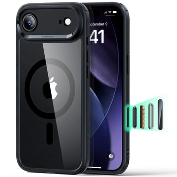 iPhone 17 Air Magsafe Case with Camera Control Clear Black 