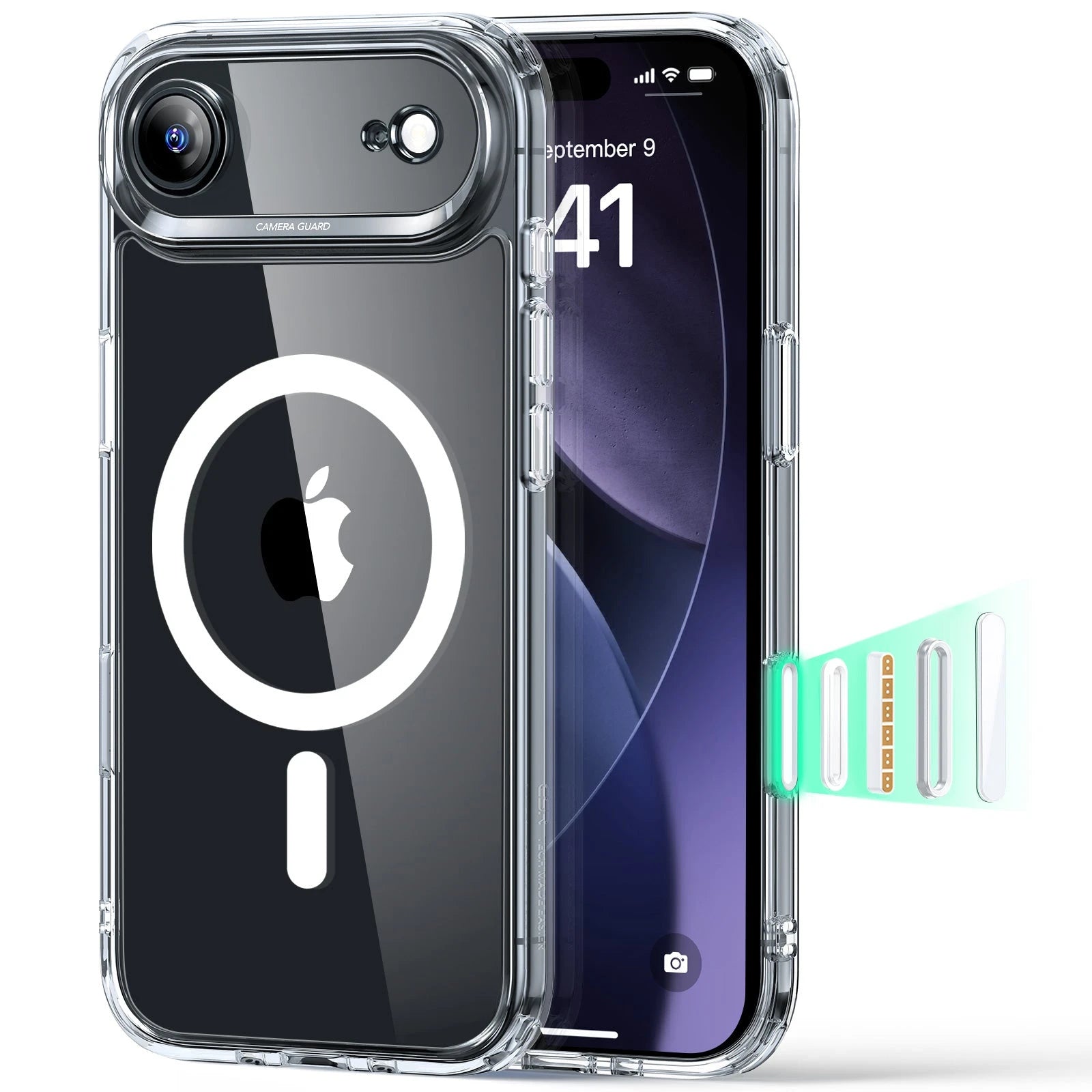 iPhone 17 Air Magsafe Case with Camera Control Clear 