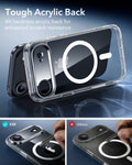 ESR iPhone 17 Air Magsafe Case with Camera Control Clear Tough Acrylic Back