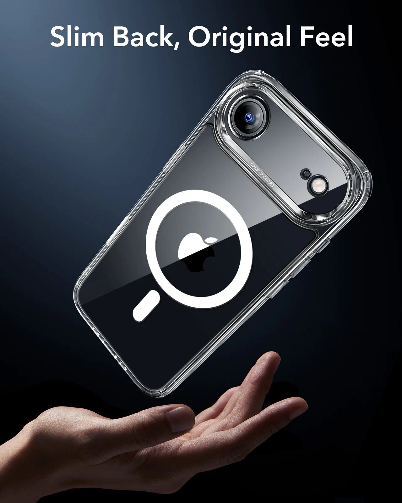 ESR iPhone 17 Air Magsafe Case with Camera Control Clear Slim Back