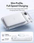 ESR iPhone 17 Air Magsafe Case with Camera Control Clear Shimmer Wireless charging