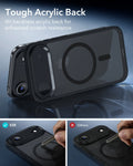 ESR iPhone 17 Air Magsafe Case with Camera Control Frosted Black Tough Acrylic Back