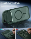 ESR iPhone 17 Air Magsafe Case with Camera Control Frosted Green Tough Acrylic Back