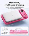 ESR iPhone 17 Air Magsafe Case with Camera Control Frosted Pink Wireless charging