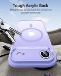 ESR iPhone 17 Air Magsafe Case with Camera Control Frosted Purple Tough Acrylic Back