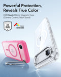  ESR iPhone 17 Air Magsafe Case with Stand Camera Control Frosted Pink 