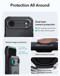 ESR iPhone 17 Air Cyber Tough Magsafe Case with Stand and Camera Control Black Raised Edge Protection
