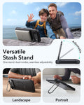 ESR iPhone 17 Air Cyber Tough Magsafe Case Camera Control Black Versatile Stash Stand