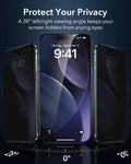 ESR iPhone 17 Air UltraFit Armorite Privacy Screen Protector protect your privacy