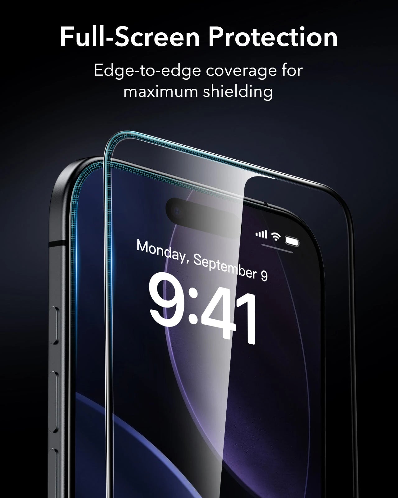 ESR iPhone 17 Air UltraFit Armorite Screen Protector full screen protection