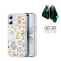 Withe Shell iPhone 17 Magsafe Case pair  Armorite Tempered Glass Privacy Screen Protector