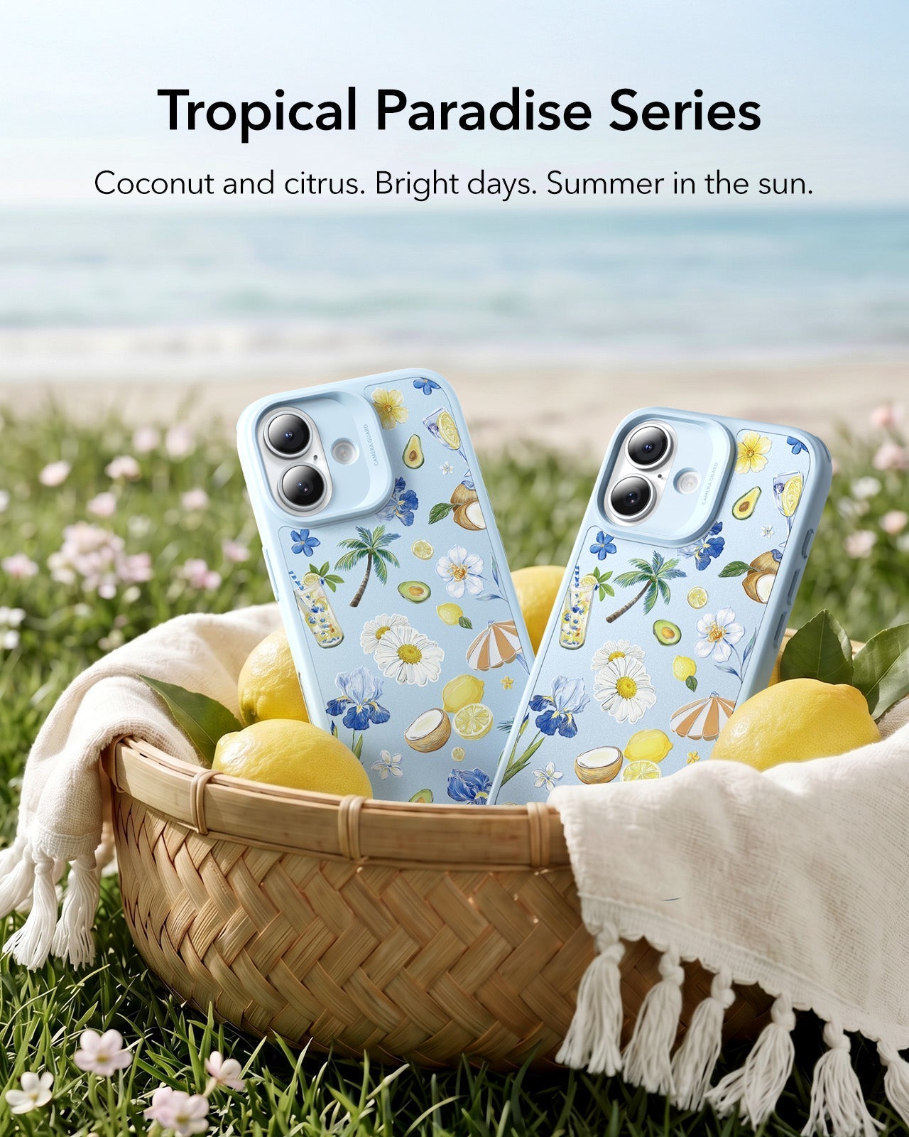 ESR Floral Pattern Magsafe Case for iPhone 17 Tropical Paradise Series