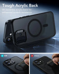 ESR iPhone 17 Magsafe Case with Camera Control Frosted Black Tough Acrylic Back