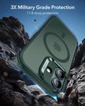 ESR iPhone 17 Magsafe Case with Camera Control Frosted Green 3× Military Grade Protection