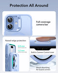 ESR iPhone 17 Claiss Hybrid Magsafe Case Frosted Light Blue  Protection All Around