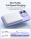 ESR iPhone 17 Magsafe Case with Camera Control Frosted Purple Wireless charging