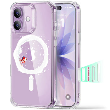 Print iPhone 17 Magsafe Case Clear Christmas Santa Skater