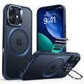 iPhone 17 Magsafe Case with Stand Camera Control Frosted Blue 