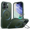 iPhone 17 Magsafe Case with Stand Camera Control Frosted Green 
