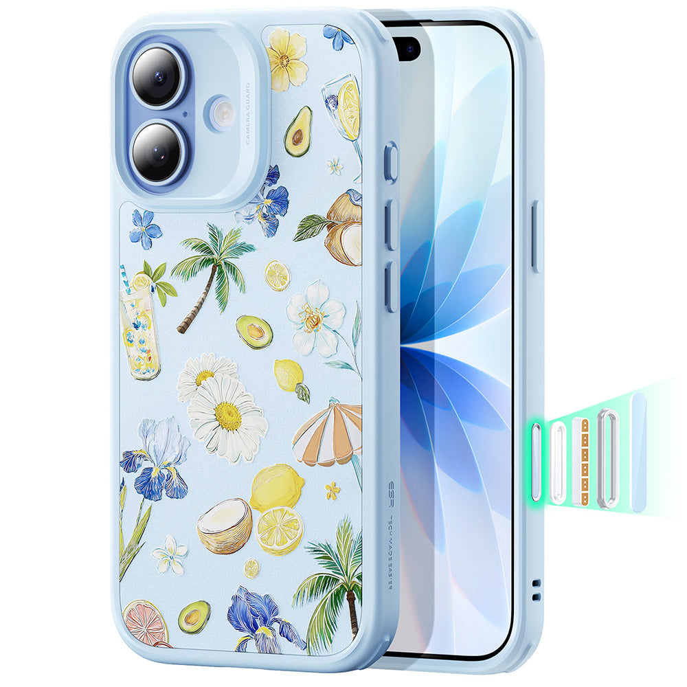 Floral Pattern Magsafe Case for iPhone 17