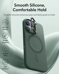 iPhone 17 Cloud Soft Magnetic Case (Camera Control, Stash Stand) - Olive Green ESR ESR