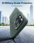 iPhone 17 Cloud Soft Magnetic Case (Camera Control, Stash Stand) - Olive Green ESR ESR