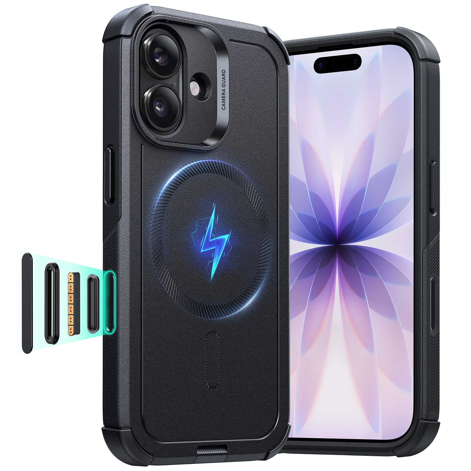 iPhone 17 Cyber Tough Magnetic Case (Camera Control) - Black ESR ESR