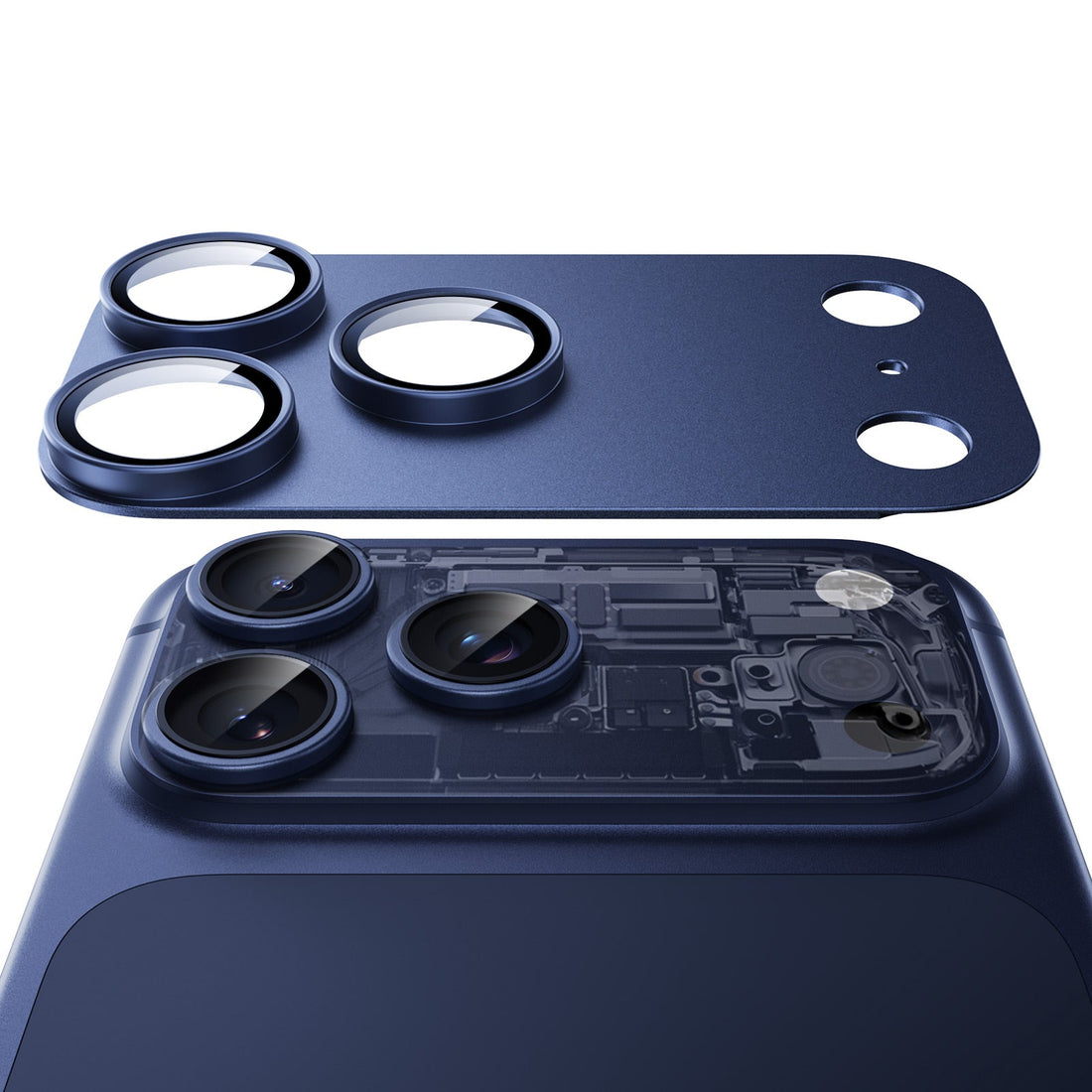 iPhone 17 Pro Corning Glass Camera Lens Protector Blue