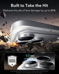 ESR iPhone 17 Pro Corning Glass Camera Lens Protector Silver Built to Take the Hit