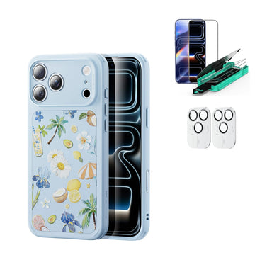 iPhone 17 Pro Bundle Classic Hybrid Magnetic Case (Camera Control) and Armorite Screen Protector - Tropical Paradise ESR ESR