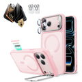 iPhone 17 Pro Classic Magsafe Case with Corning Glass Screen Protector Frosted Bubblegum Pink