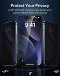 ESR iPhone 17 Pro UltraFit Armorite Privacy Screen Protector protect your privacy