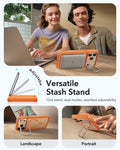 ESR iPhone 17 Pro Magsafe Case with Stand Camera Control Frosted Orange Versatile Stash Stand