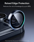 ESR iPhone 17 Pro Max Armorite Camera Lens Protector Blue raised edge protection
