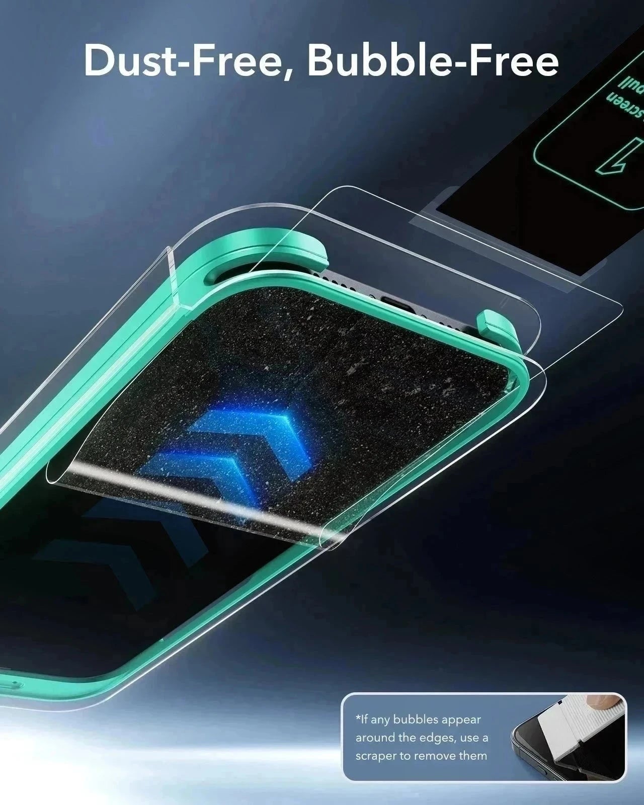 Blue iPhone 17 Pro Max Case with Stand & Anti-Spy Protection